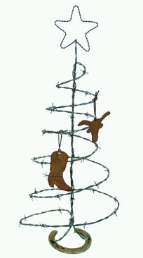 Barbed Wire Xmas Tree